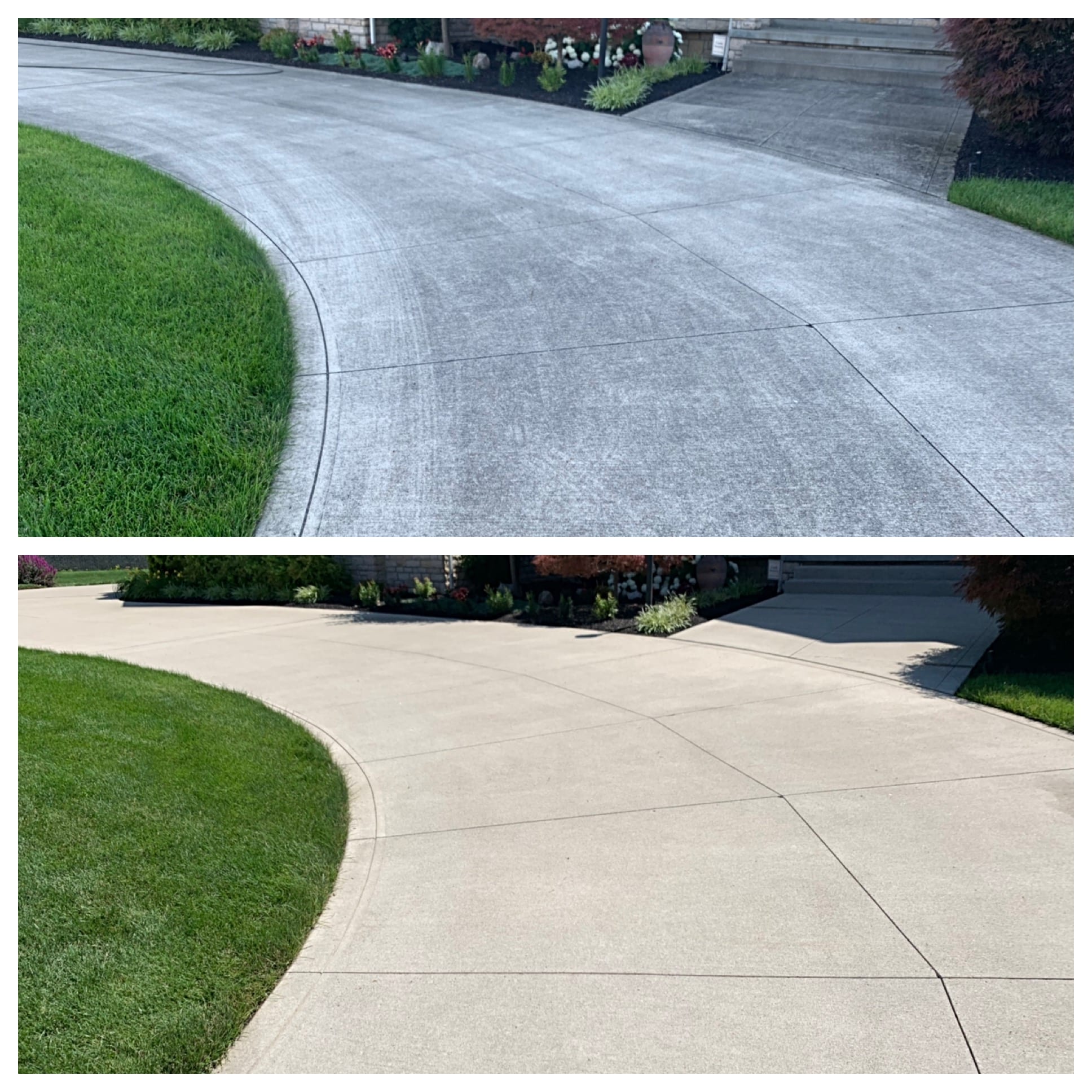 house concrete cleaning